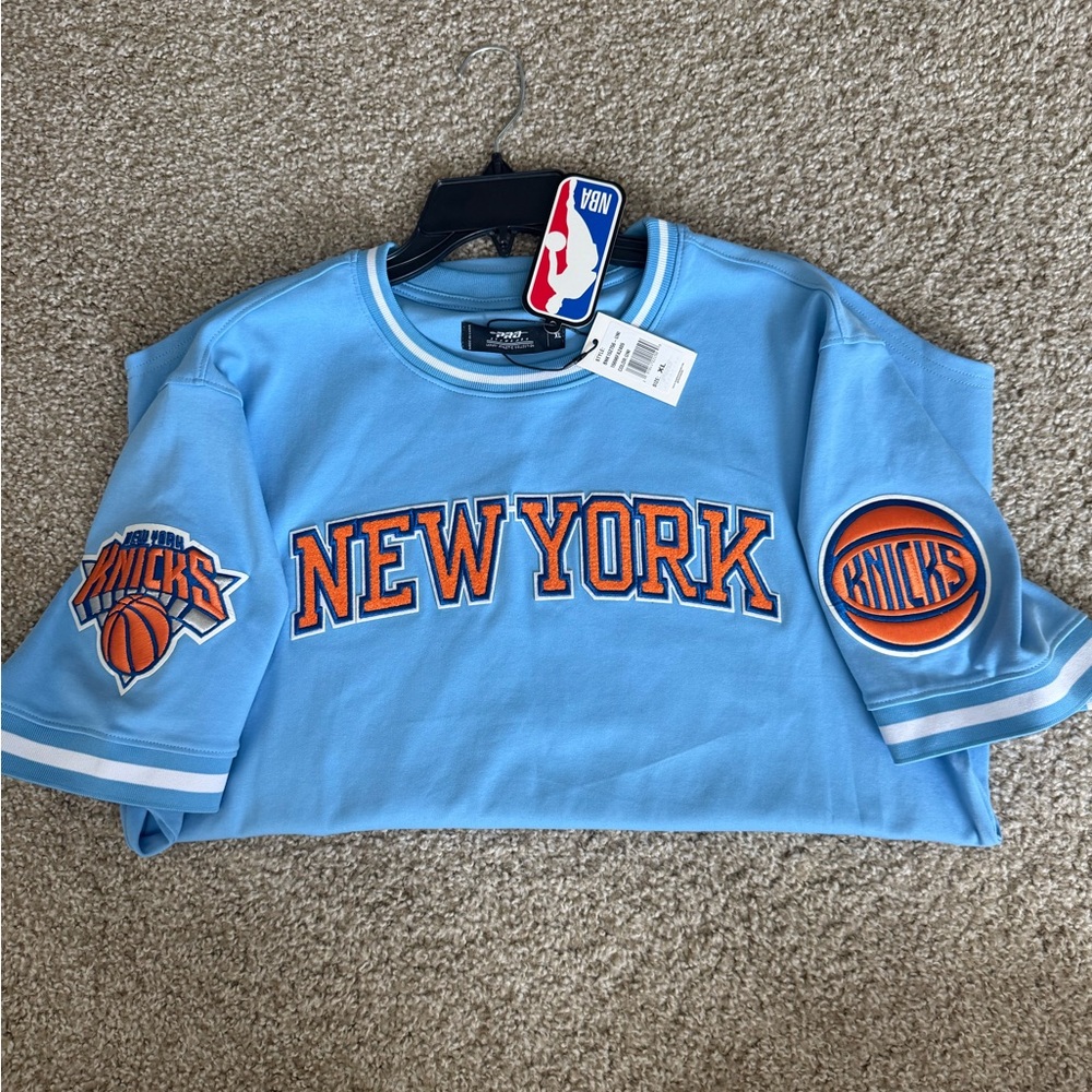 NBA Light Blue New York Knicks Jersey Shirt Men’s